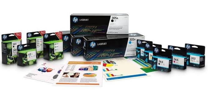 HP printing supplies and consumables
